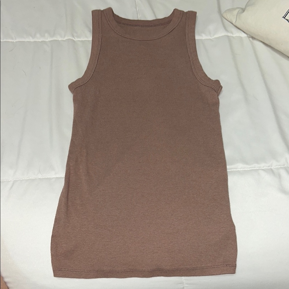 a new day Brown Tank Top